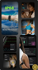 G-50 Advanced Smart Fitness golden & black Band