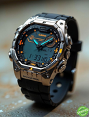 Sports GSW-210112-A12-1DR Analog-Digital Black Silver Stainless.