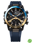 ECB-2100HR-1ADR Bluetooth Analog-Digital Blue Dial Men’s Watch.