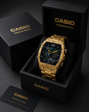 GSW-2M2110-WA-1DR Analog-Digital  golden Stainless Steel watch