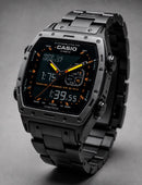 GSW-2M2110-WA-1DR Analog-Digital  Black Stainless Steel watch